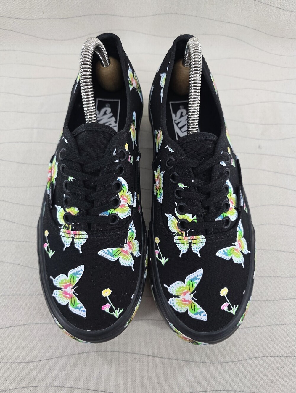 Vans Womens Stac Morph Blackout Glow In The Dark Butterfly Sneakers Shoes Sz 8.5 - Picture 3 of 12